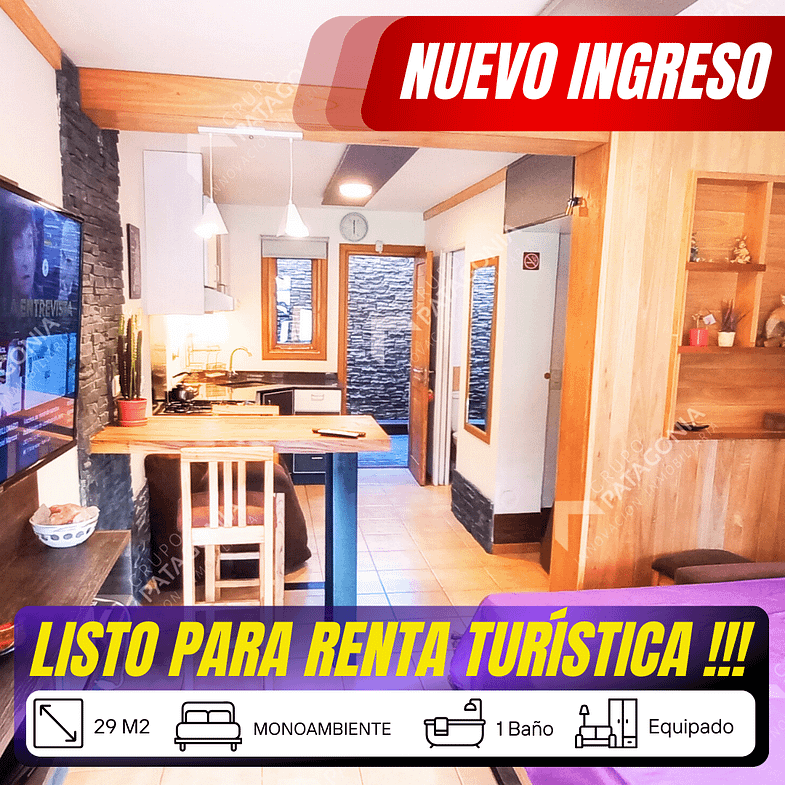 Departamento Monoambiente Totalmente Equipado Operando Turísticamente En Venta En San Martín De Los Andes, Zona Centro, Ramayón Al 600, PATAGONIA ARGENTINA